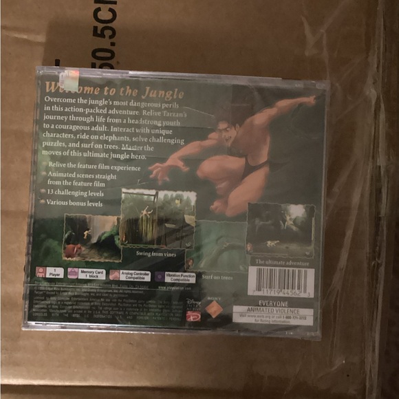 SEALED Disney's Tarzan Sony PlayStation 1 PS1 Factory Sealed; New - Picture 4 of 7